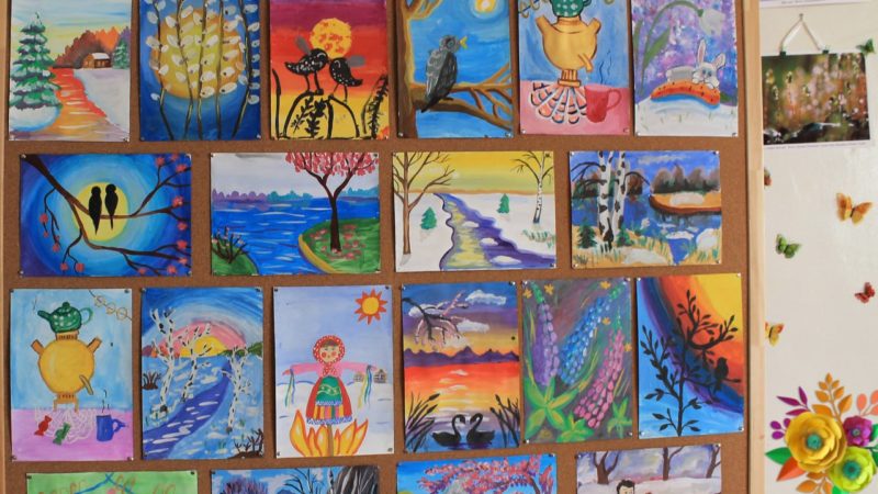 В Дороховском ДК – выставка рисунков о весне