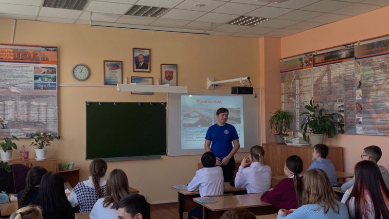 Рузское отделение Всероссийского студенческого корпуса спасателей проводит информационные уроки