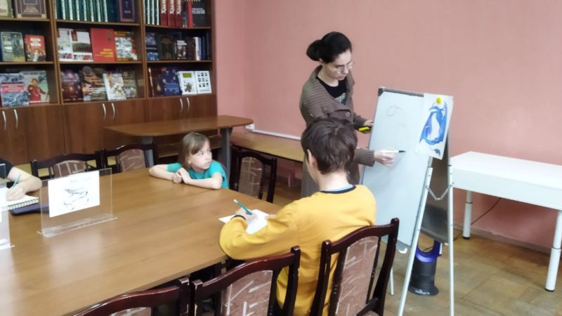 Драконье занятие для рузских школьников