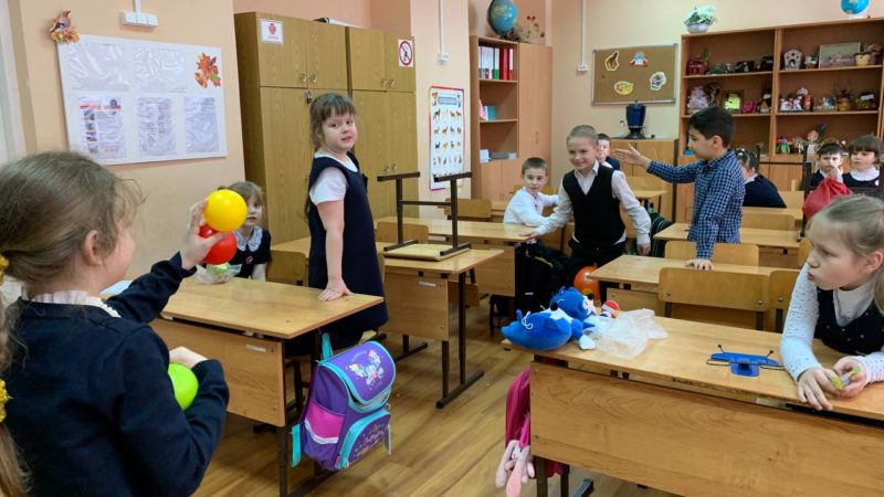 Рузские школьники поиграли в «Светофор» и «Дорожное движение»