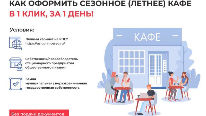 Ружан информируют, как быстро получить территорию под размещение летнего кафе
