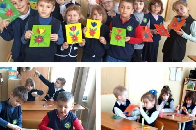 Юные лидинцы готовили сувениры для мам