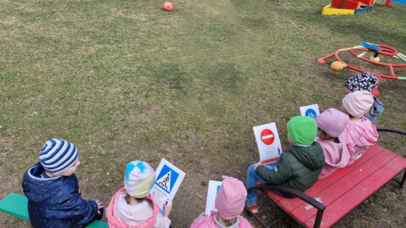 Занятие по дорожной безопасности – от Старорузской библиотеки