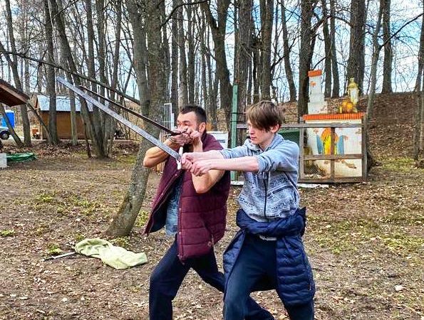 На Городке прошел мечевой бой