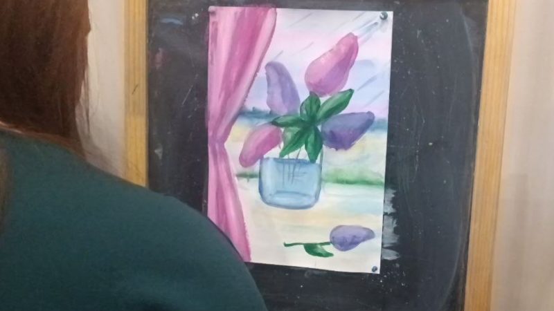 Дороховчане осваивали правополушарное рисование