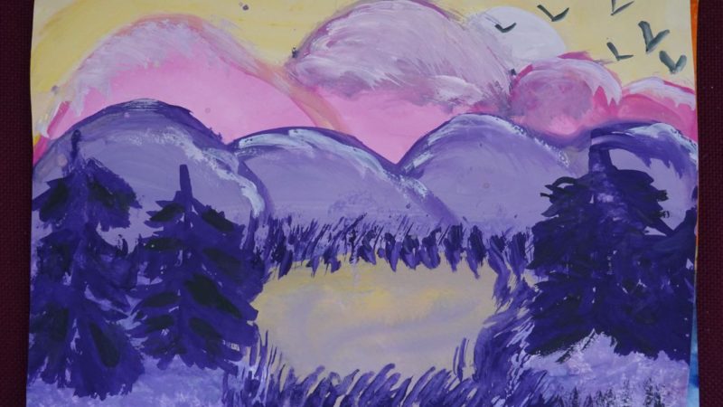 В Рузском музее рисовали Крым