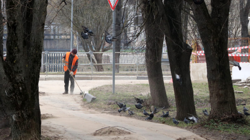 В Рузском округе наводят чистоту на общественных территориях