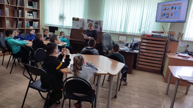Тучковские школьники усвоили правила обращения с огнем