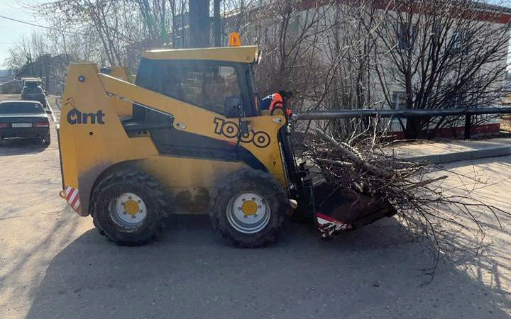 В Рузском округе вывозят обрезанные ветки