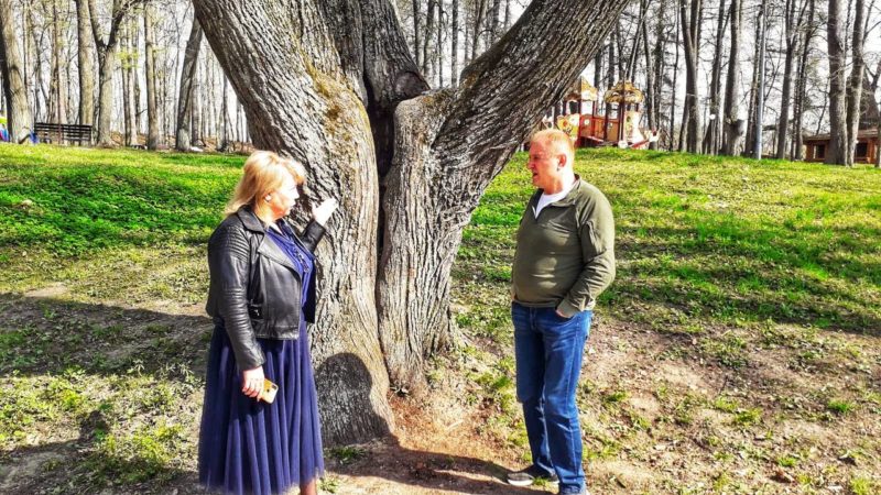 В парке «Городок» идет подготовка к летнему сезону