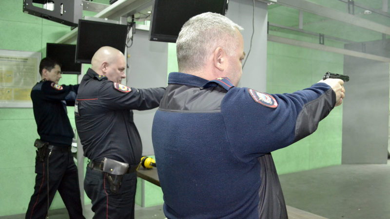 Рузские участковые полиции соревновались в меткости