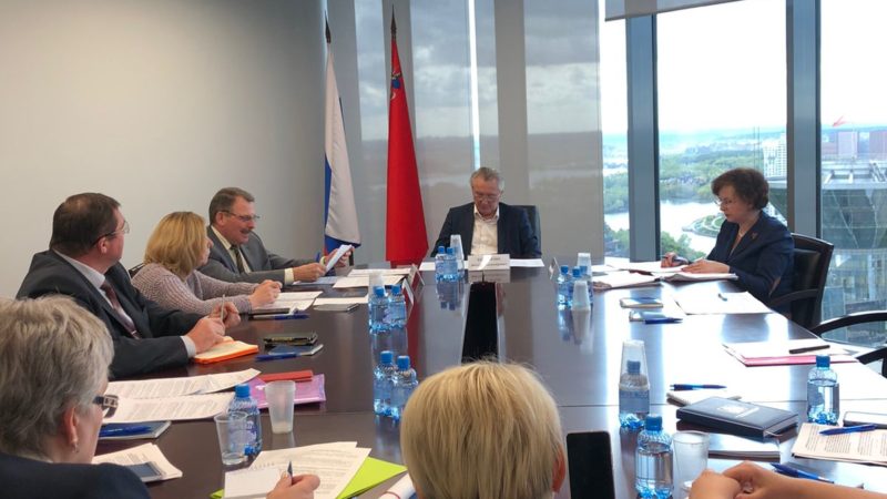 Лариса Бурова участвовала в заседании Информационно-аналитической комиссии при КСП МО