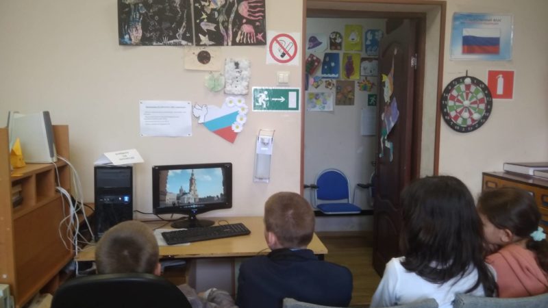 Юные орешковцы разговаривали о Санкт-Петербурге