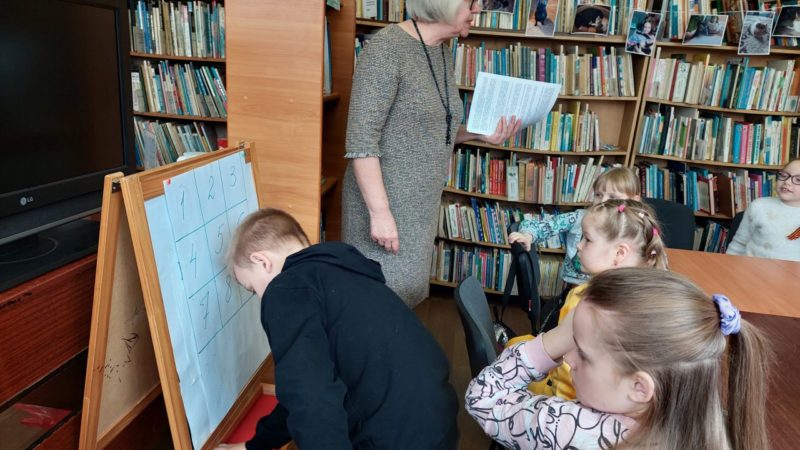 Юные дороховчане играли в «Крестики-нолики»