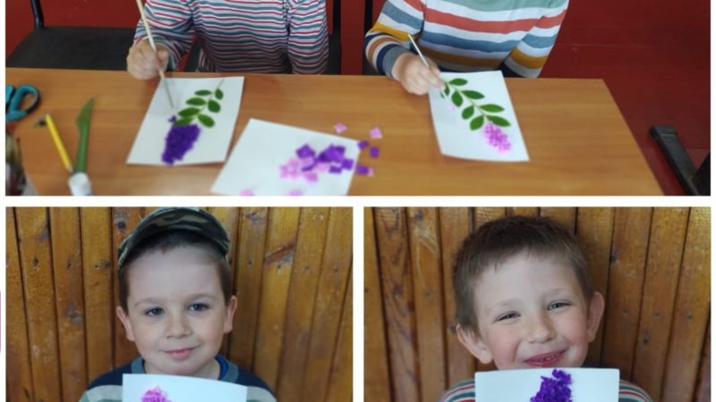 Богородцы занимались аппликацией