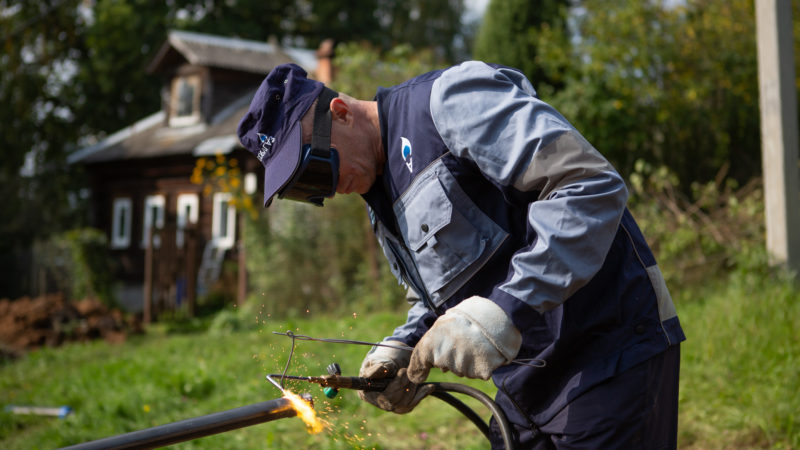 В Рузском округе газифицировали деревню Васильевское