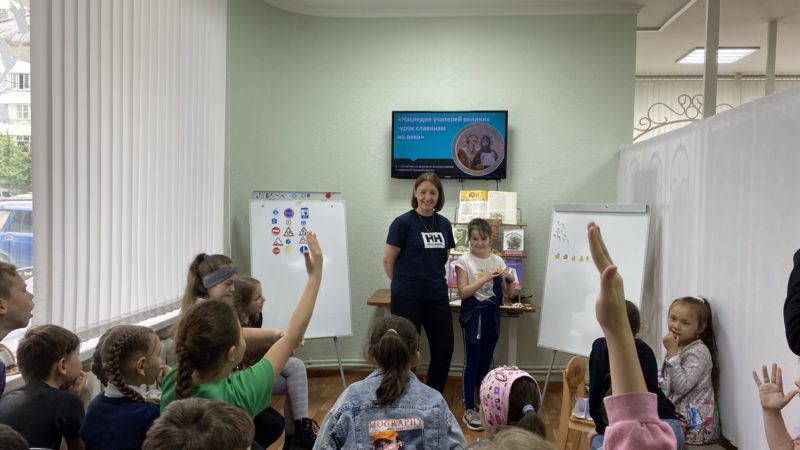 Юные тучковцы научились писать пиктограммы