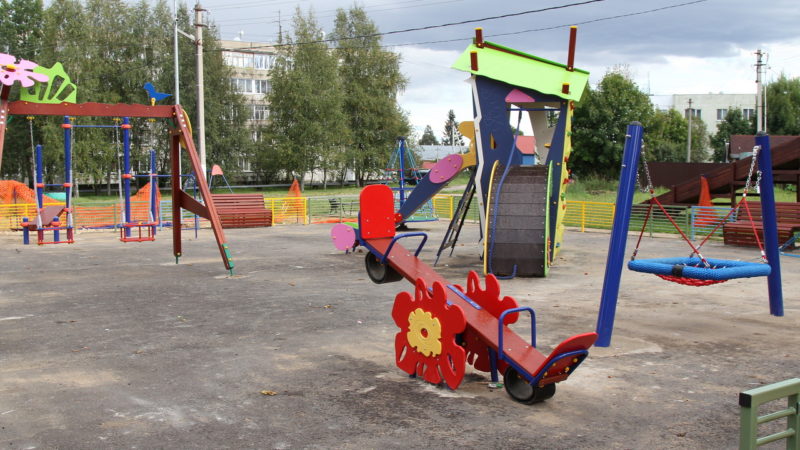 В Рузском округе модернизируют игровые комплексы