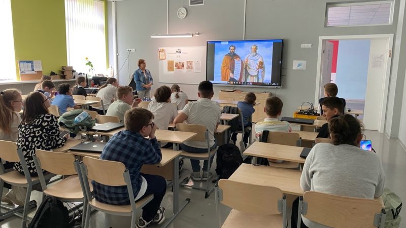 Тучковские школьники узнали, кто изобрел азбуку