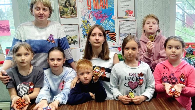 Пореченцы делали подарки к 9 Мая