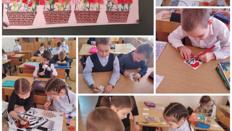 Тучковские школьники готовятся ко Дню Победы