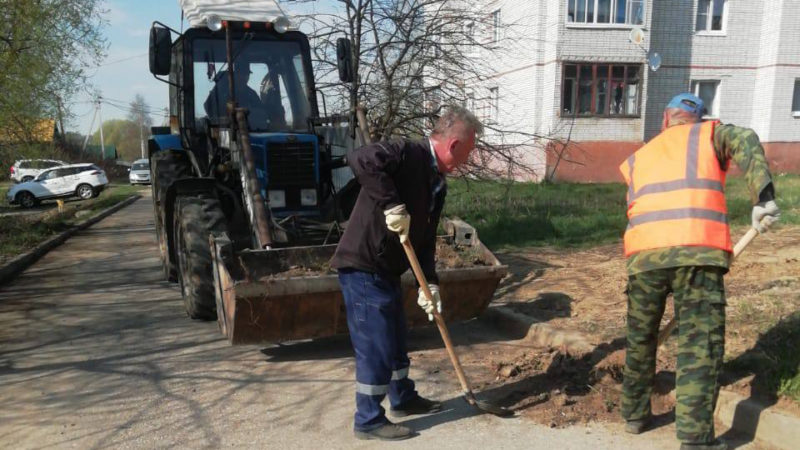 В Рузском округе продолжаются работы по наведению чистоты