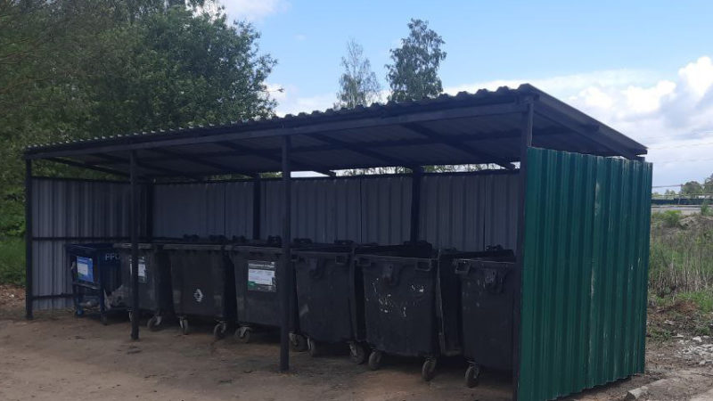 В Рузском округе содержат в чистоте места сбора ТКО