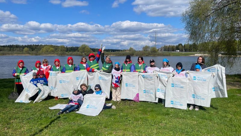 Добровольцы-экологи примут участие в акции «Вода России»