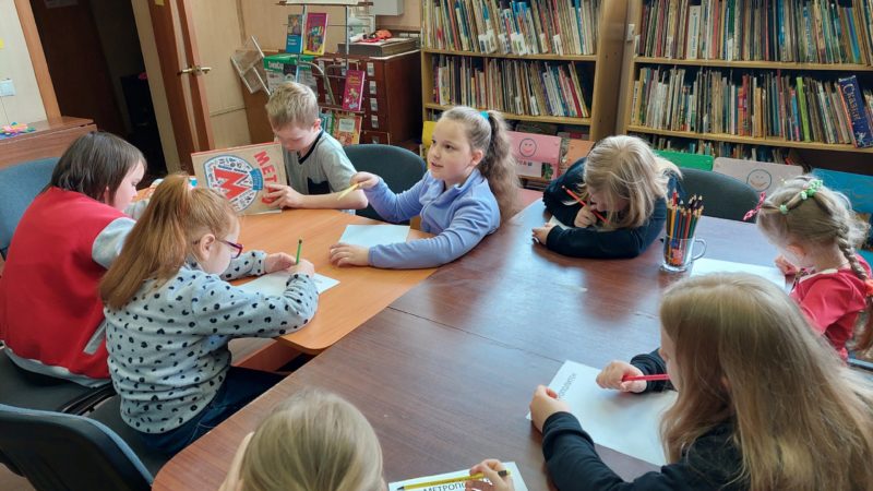 Дороховчане составляли из слов новые слова