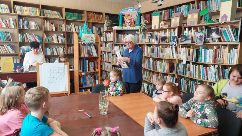 Юные дороховчане играли в литературные «Крестики-нолики»