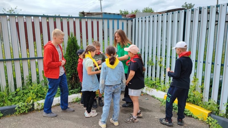 В летнем лагере «Солнышко» прошла интересная игра