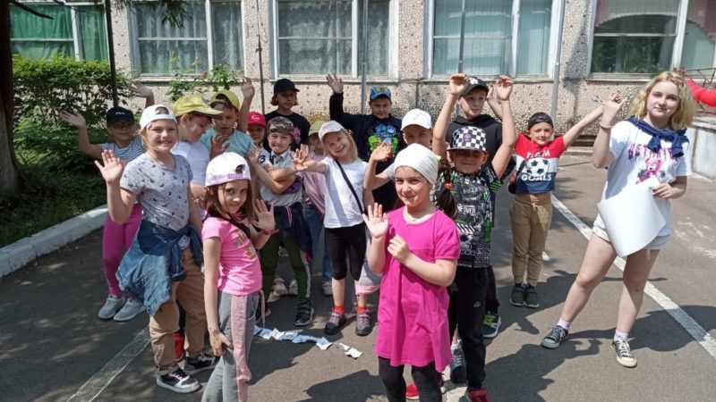 Нововолковская детвора участвовала в веселом квесте