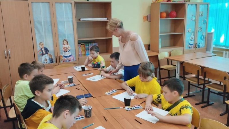 В «Солнышке» прошел мастер-класс по рисованию