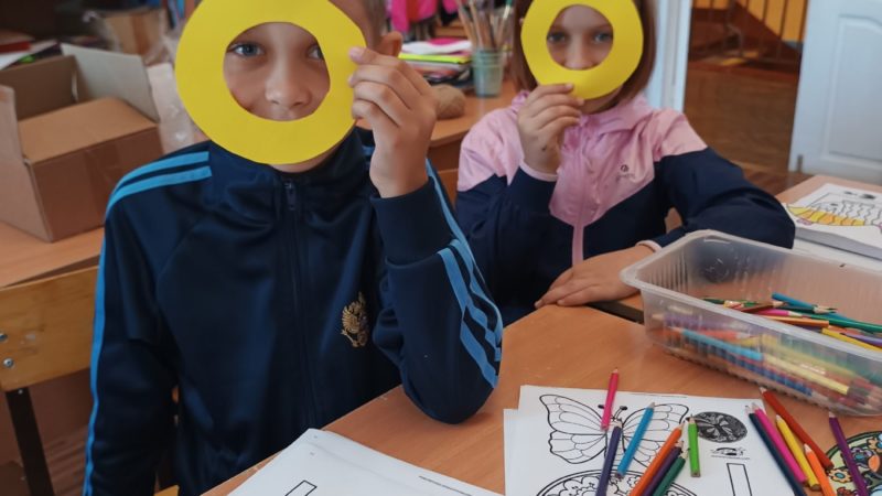 Дороховчане делали бумажные бублики