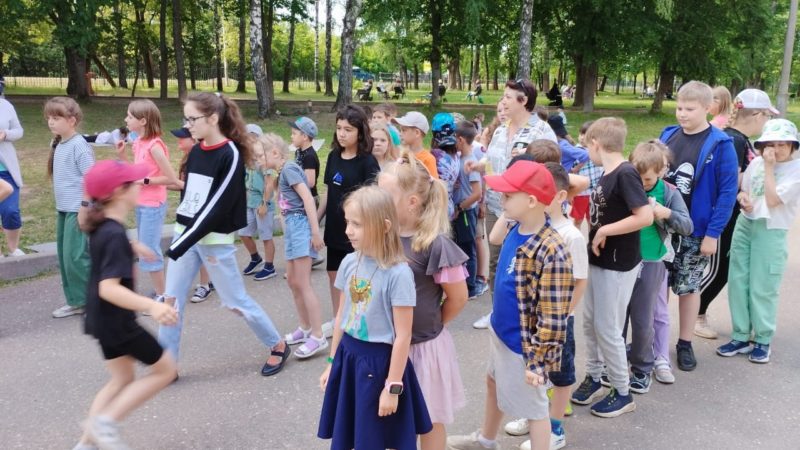 Юные дороховчане играли и рисовали в летнем лагере