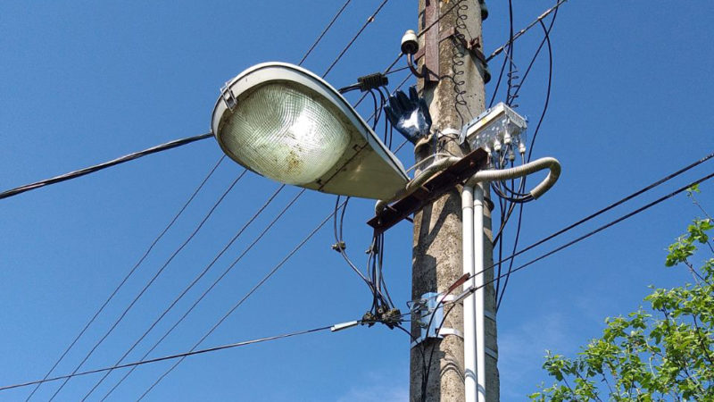 В Рузском округе приводят в порядок фонари