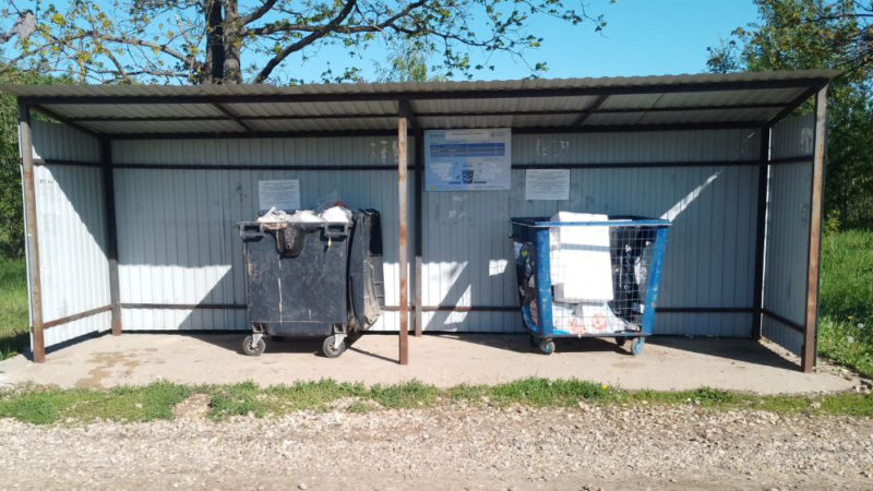 В Рузском округе приводят в порядок контейнерные площадки