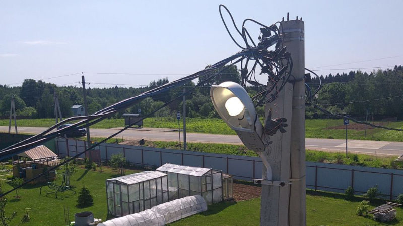 В Рузском округе ремонтируют светильники