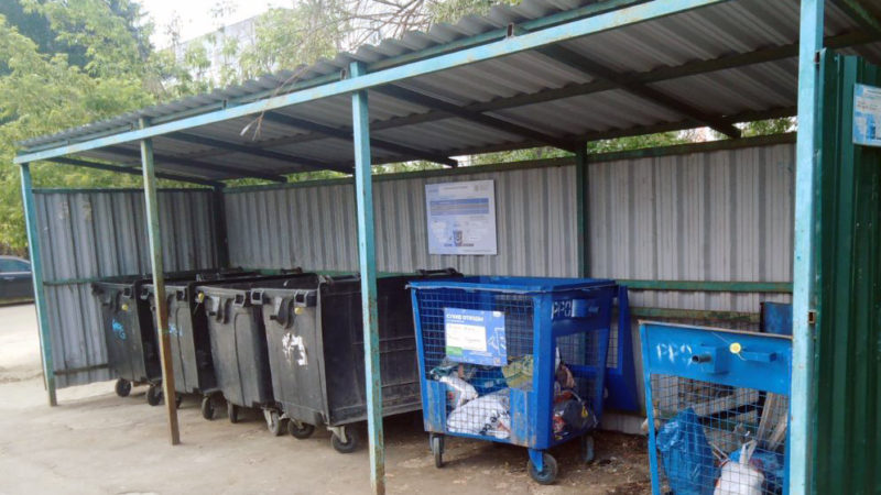 В Рузском округе наводят чистоту на контейнерных площадках