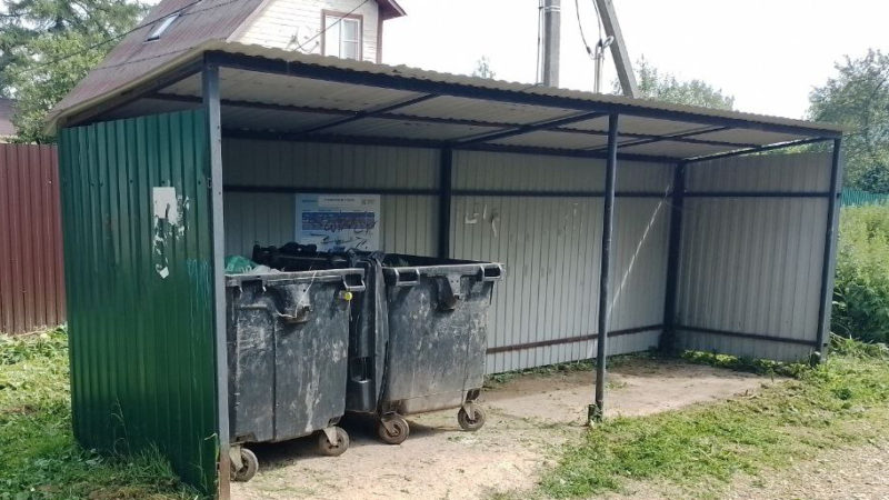 В Рузском округе наводят чистоту на контейнерных площадках