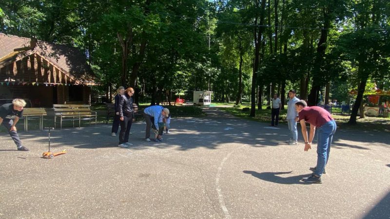 Утро на Городке началось с зарядки