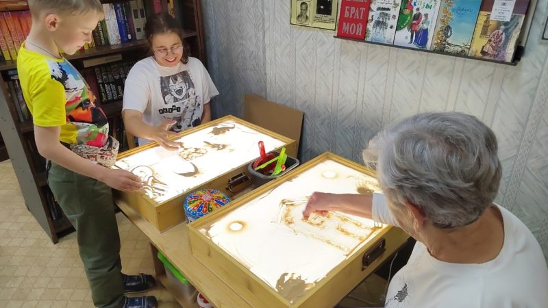 Песочное творчество – для пореченцев любого возраста