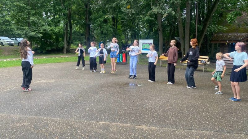 На Городке занимались хореографией