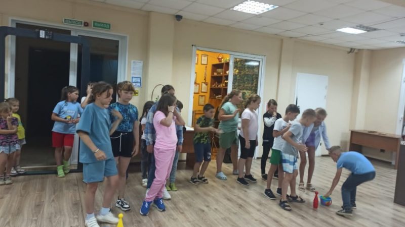 Юные беляногорцы соревновались в веселой обстановке