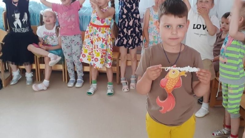 Юные дороховчане участвовали в подвижной игре