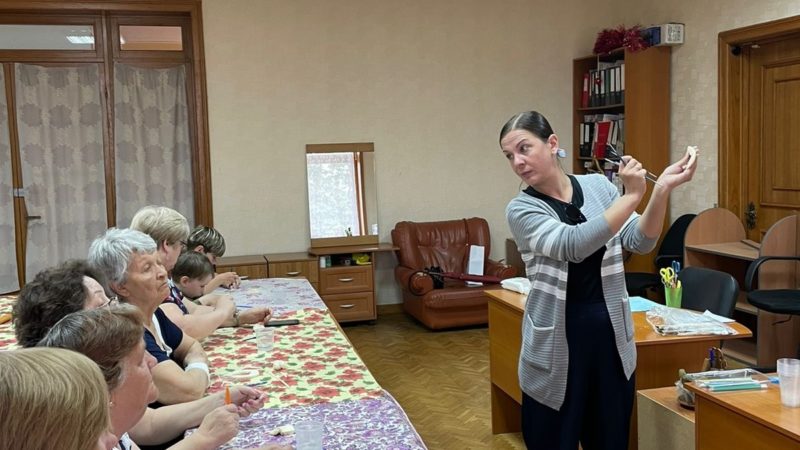 Сотрудник Дороховского ДК провела мастер-класс