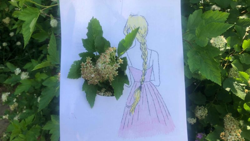 Читатели Сытьковской библиотеки создавали этюды на природе