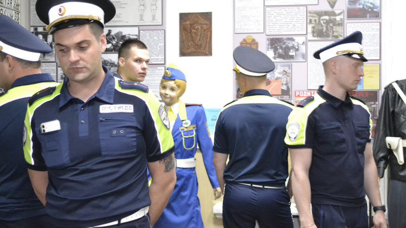 Урок мужества для молодых полицейских