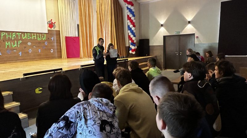 Воспитанникам лагеря «Мосэнерго» напомнили ПДД