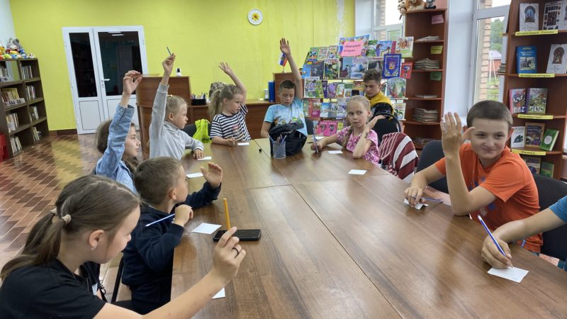 Лидинцы сочиняли сказку